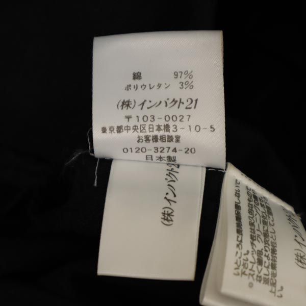 RALPH LAUREN ラルフローレン 日本製 ロング ストレートパンツ 9 黒 メンズ