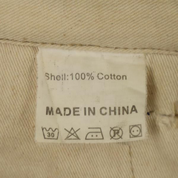 SESSLERMFGCO セスラー チノパンツ W28 ベージュ ボタンフライ メンズ