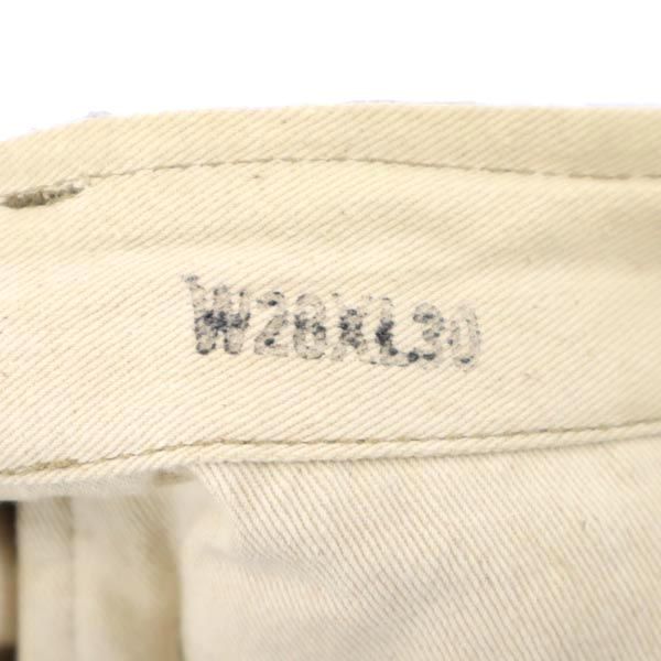 SESSLERMFGCO セスラー チノパンツ W28 ベージュ ボタンフライ メンズ