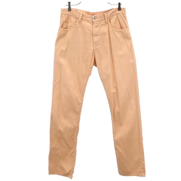 ARMANI JEANS アルマーニジーンズ カラー パンツ W32 オレンジ メンズ