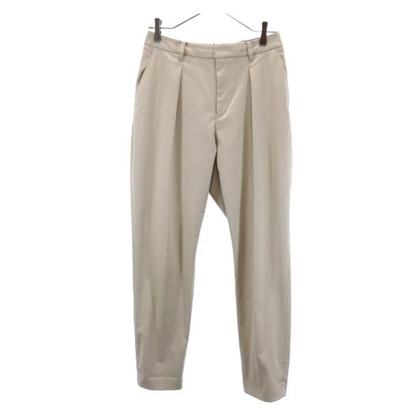 PUBLIC TOKYO パブリックトウキョウ 日本製 スラックスパンツ 2 ベージュ レディース