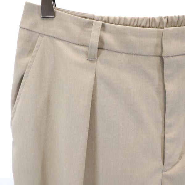 PUBLIC TOKYO パブリックトウキョウ 日本製 スラックスパンツ 2 ベージュ レディース