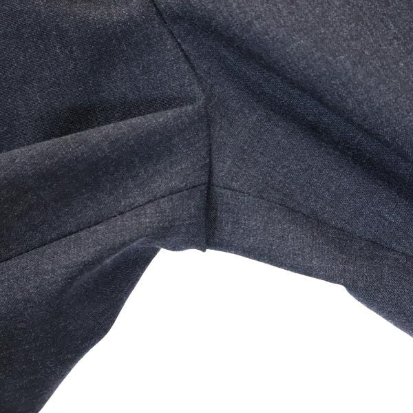 PRADA プラダ クロップドパンツ 40 ダークグレー ボタンフライ レディース