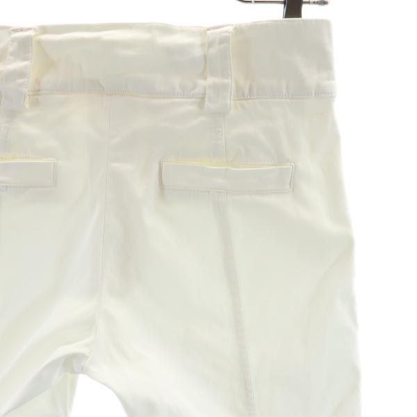 JIL SANDER ジルサンダー イタリア製 ストレッチパンツ 32 白 レディース