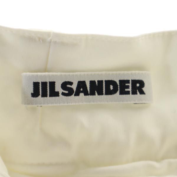 ジルサンダー イタリア製 ストレッチパンツ 32 白 JIL SANDER レディース