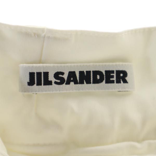 JIL SANDER ジルサンダー イタリア製 ストレッチパンツ 32 白 レディース