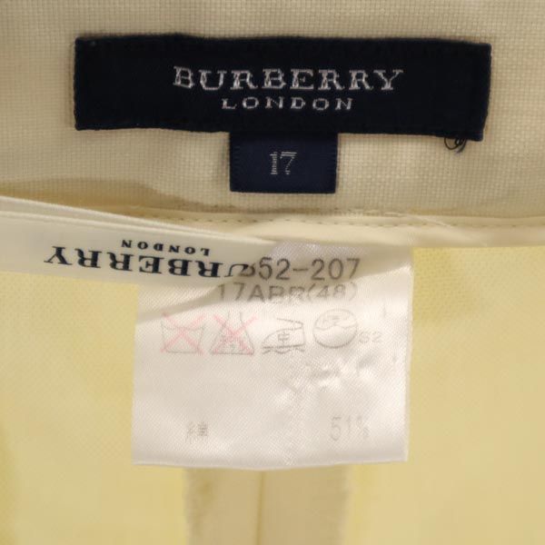 BURBERRY バーバリー 三陽商会 ロングパンツ 17 アイボリー レディース