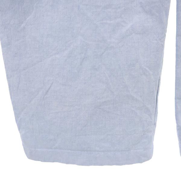 MARGARET HOWELL マーガレットハウエル 日本製 リネンブレンド コットンパンツ 2 青 メンズ