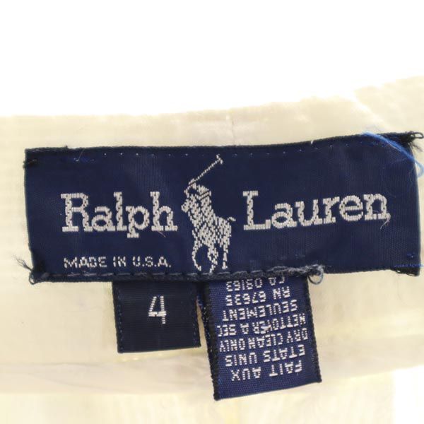 RALPH LAUREN ラルフローレン USA製 パンツ 4 白 メンズ