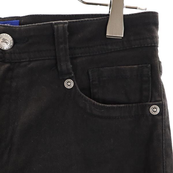 BURBERRY BLUE LABEL バーバリーブルーレーベル 三陽商会 スキニーパンツ 36 黒 ストレッチ レディース