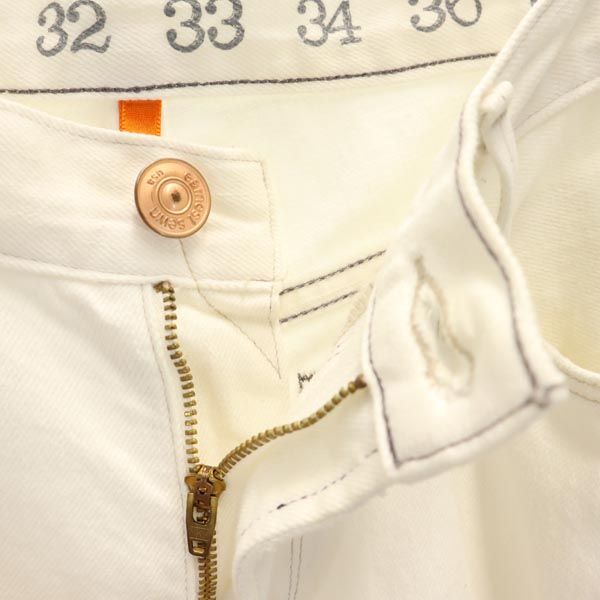 earnest sewn アーネストソーン USA製 デニムパンツ w30 ホワイト ジーパン メンズ