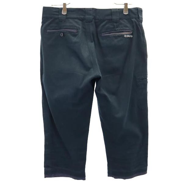 SILAS サイラス クロップドパンツ w32 紺 メンズ