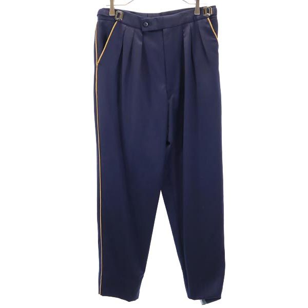 サイドライン セレモニー パンツ M 紺 メンズ