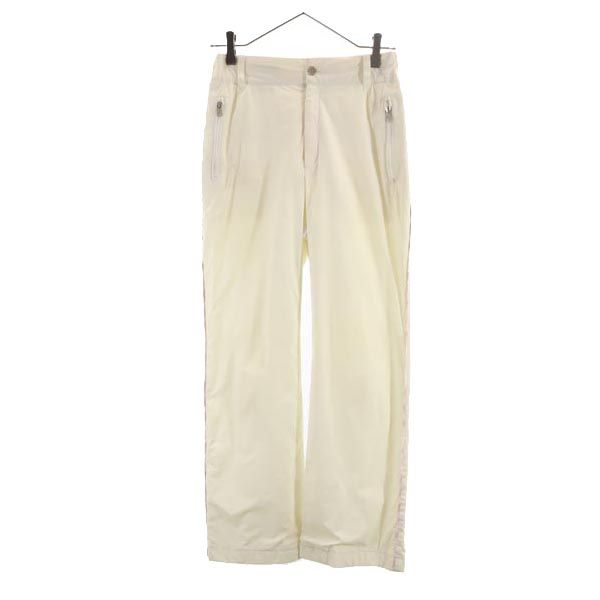 BURBERRY バーバリー ゴルフ パンツ M アイボリー×ピンク ロング レディース