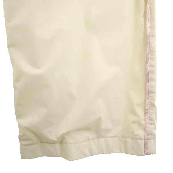 BURBERRY バーバリー ゴルフ パンツ M アイボリー×ピンク ロング レディース