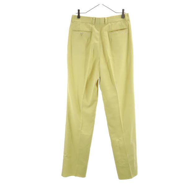 KENZO ケンゾー ゴルフ 日本製 ゴルフ パンツ 82 黄系 GOLF センタープレス メンズ