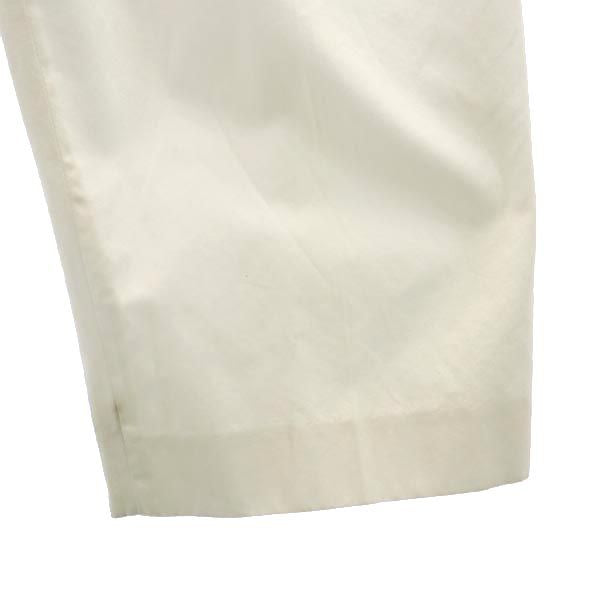 KRIZIA クリッツア USA製 タック パンツ 16 ホワイト系 ビッグサイズ レディース