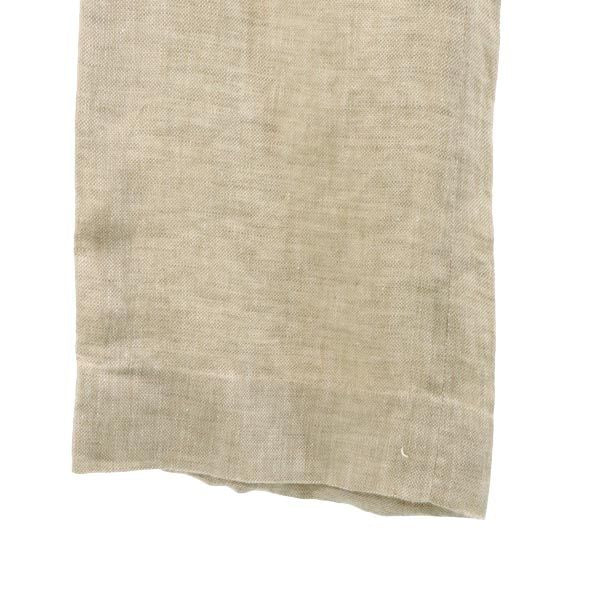 MAX MARA マックスマーラ イタリア製 リネン ロングパンツ 40 ベージュ レディース