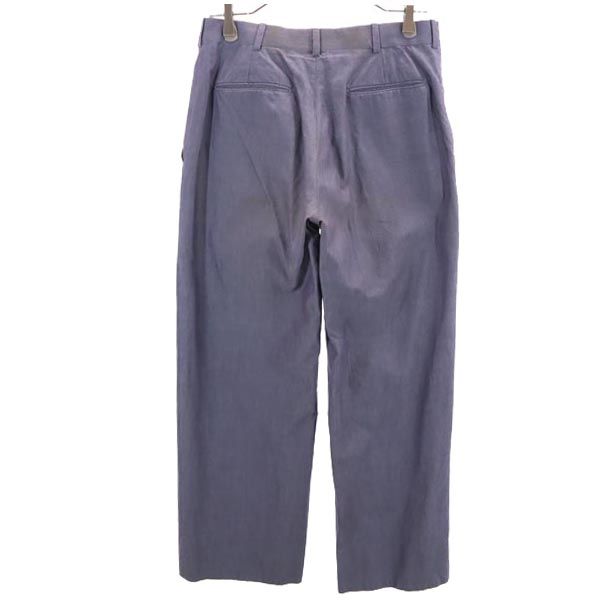 MARC JACOBS マークジェイコブス USA製 ワイドパンツ w30 青系 レディース