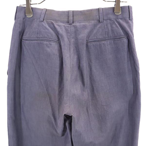 MARC JACOBS マークジェイコブス USA製 ワイドパンツ w30 青系 レディース