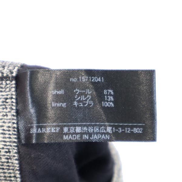 SHAREEF シャリーフ チェック柄 スラックスパンツ 1 グレー系 メンズ