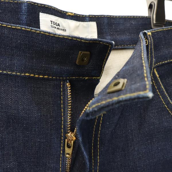 TOGA トーガ カットオフ テーパードデニムパンツ w34 ジーパン メンズ
