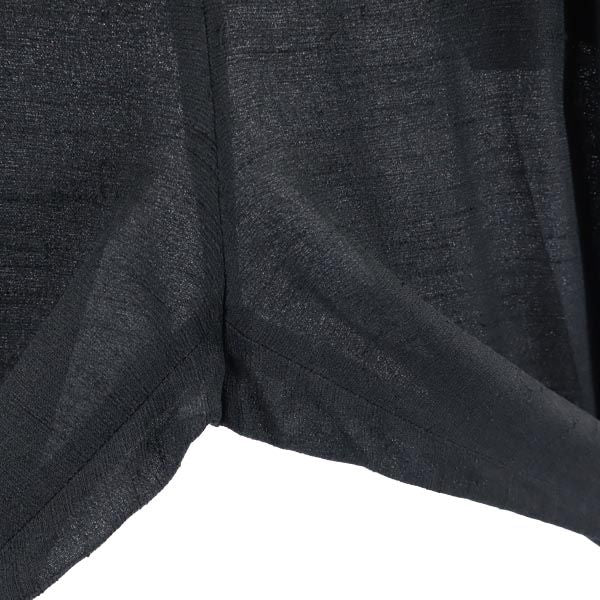 Emporio Armani エンポリオアルマーニ イタリア製 ワイド ストレートパンツ 38 黒 レディース
