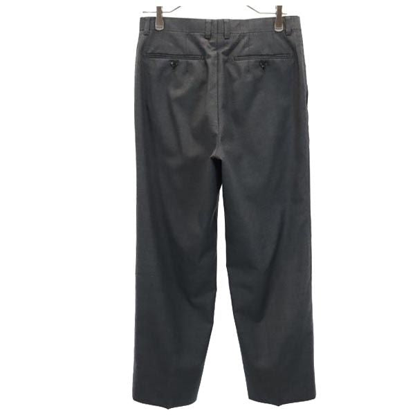 ランバン 日本製 ウール スラックスパンツ 82 グレー LANVIN メンズ