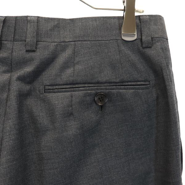 ランバン 日本製 ウール スラックスパンツ 82 グレー LANVIN メンズ