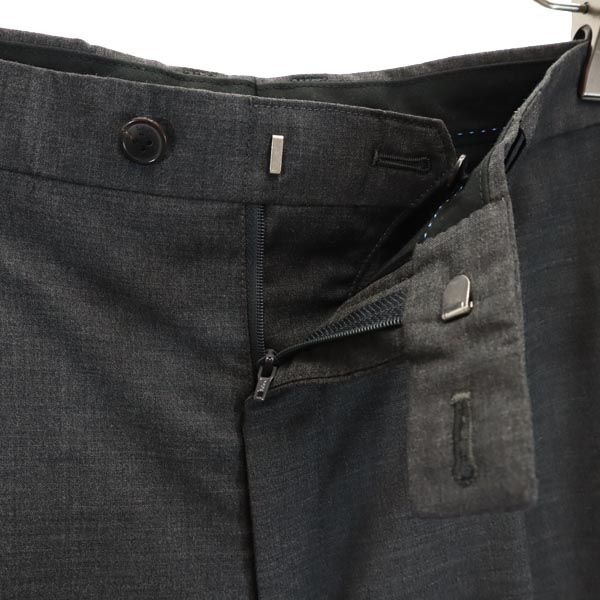 ランバン 日本製 ウール スラックスパンツ 82 グレー LANVIN メンズ