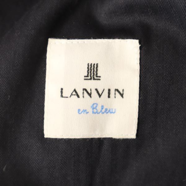 LANVIN en Bleu ランバンオンブルー 日本製 ウールブレンド ストライプ柄 スラックスパンツ 82 グレー メンズ