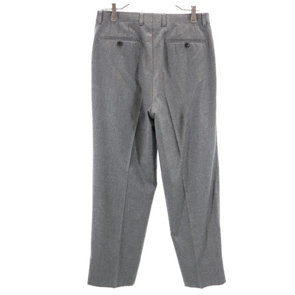 LANVIN ランバン 日本製 ウール スラックスパンツ 79 グレー メンズ