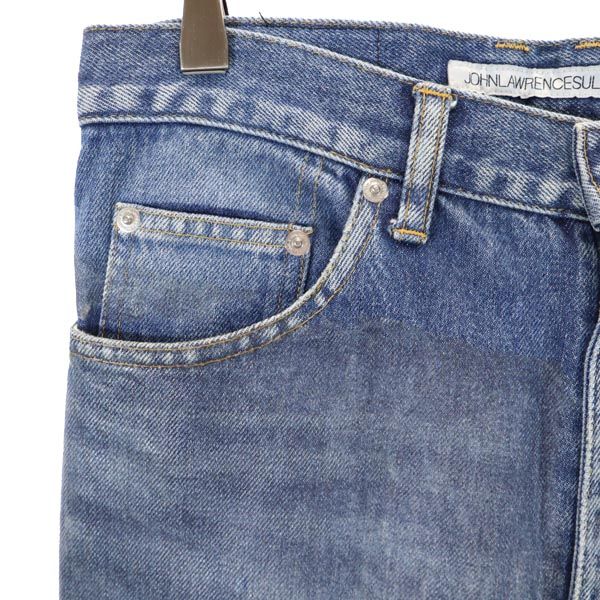 JOHN LAWRENCE SULLIVAN ジョンローレンスサリバン 日本製 コーティング加工 ストレートデニムパンツ 44 ジーパン メンズ