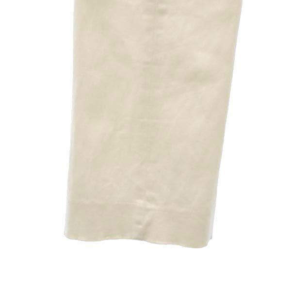 LANVIN ランバン 日本製 ロングパンツ 40 白 レディース