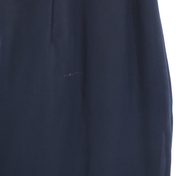 ARMANI アルマーニ ロング ワイドパンツ 38 ネイビー レディース