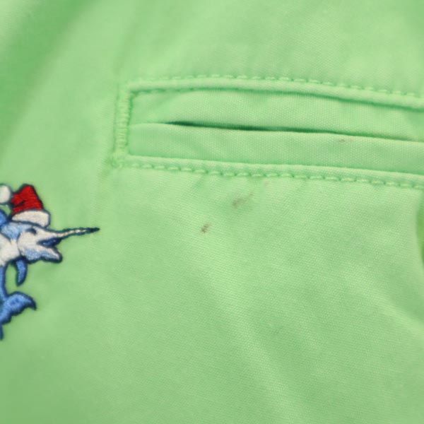 Vineyard Vines ヴィニヤードヴァインズ ロングパンツ w33 グリーン系 フィッシュ刺繍 メンズ