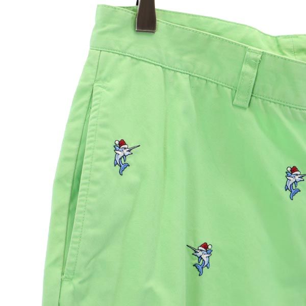 Vineyard Vines ヴィニヤードヴァインズ ロングパンツ w33 グリーン系 フィッシュ刺繍 メンズ