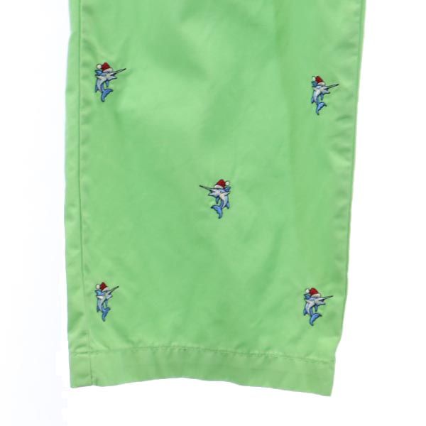 Vineyard Vines ヴィニヤードヴァインズ ロングパンツ w33 グリーン系 フィッシュ刺繍 メンズ