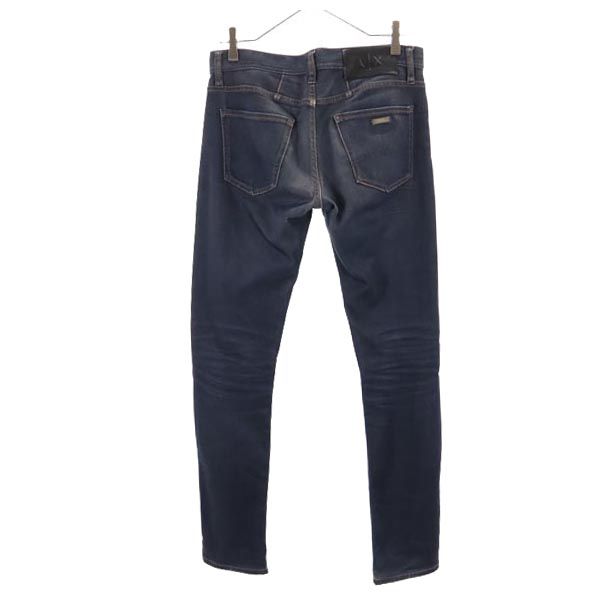 ARMANI EXCHANGE アルマーニエクスチェンジ スリムデニムパンツ w28 濃紺 ジーパン レディース