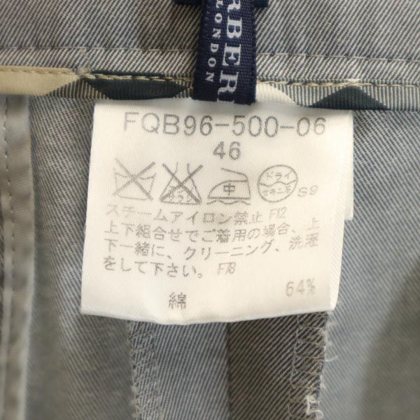 BURBERRY バーバリー 三陽商会 日本製 スラックスパンツ 46 グレー系 メンズ