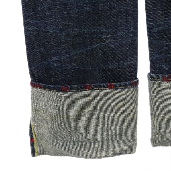 バスストップ デニムパンツ w28(44) ボタンフライ 刺繍入り ジーパン メンズ