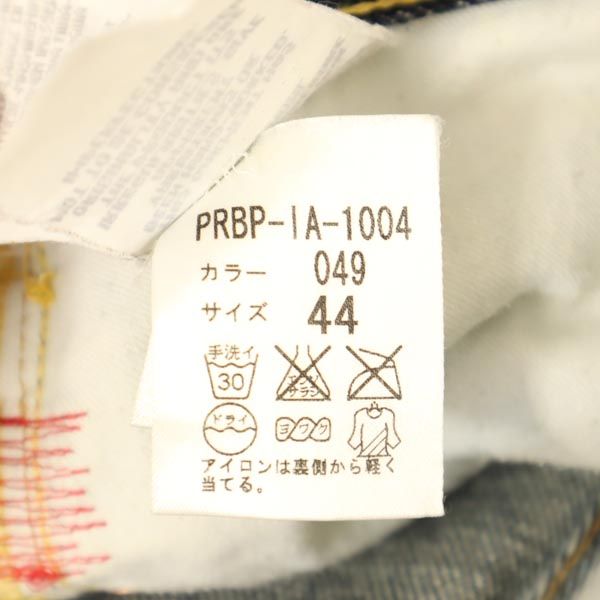 バスストップ デニムパンツ w28(44) ボタンフライ 刺繍入り ジーパン メンズ