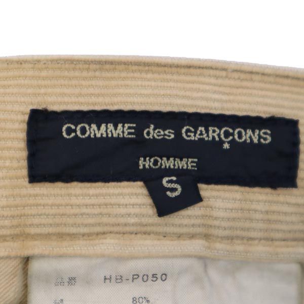 COMME des GARCONS HOMME コムデギャルソンオム コーデュロイパンツ S ベージュ メンズ