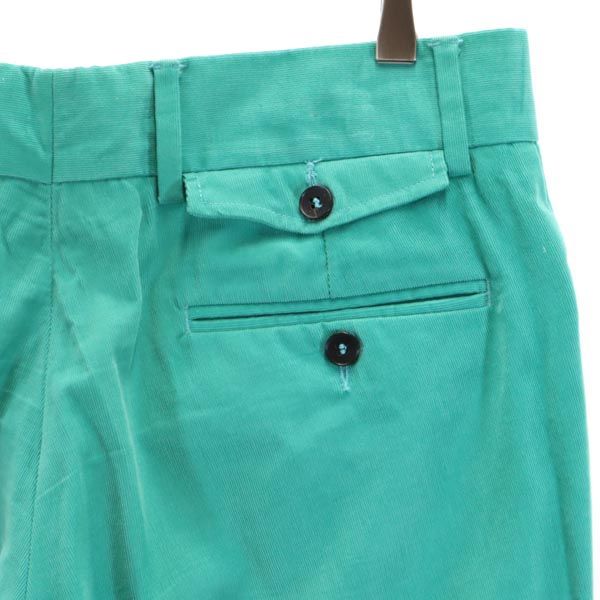 GUCCI グッチ ロールアップ コーデュロイパンツ グリーン系 メンズ