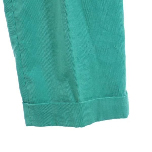 GUCCI グッチ ロールアップ コーデュロイパンツ グリーン系 メンズ