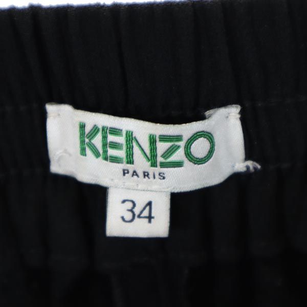 ケンゾー ロングパンツ 34 黒 KENZO レディース