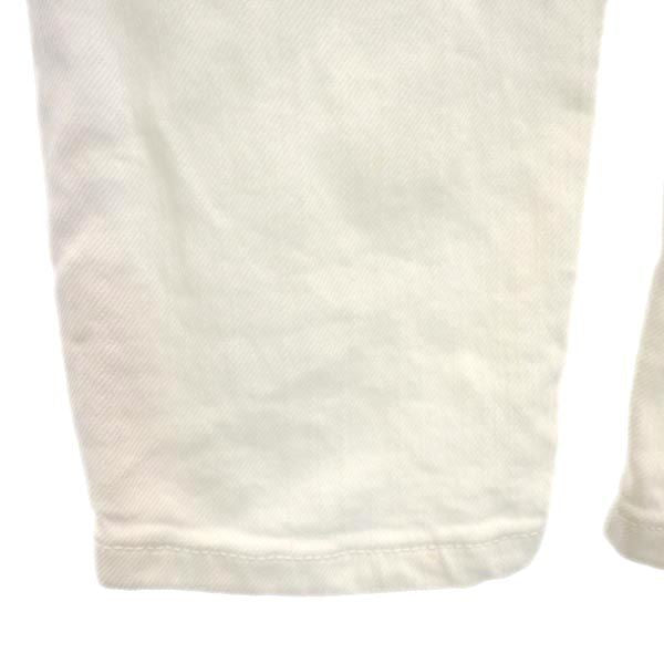 ケイトスペード USA製 テーパードデニムパンツ w32 ホワイト系 Kate Spade ジーパン レディース