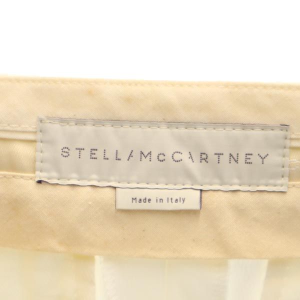 ステラマッカートニー イタリア製 センタープレス スラックスパンツ 34 アイボリー系 Stella McCartney レディース