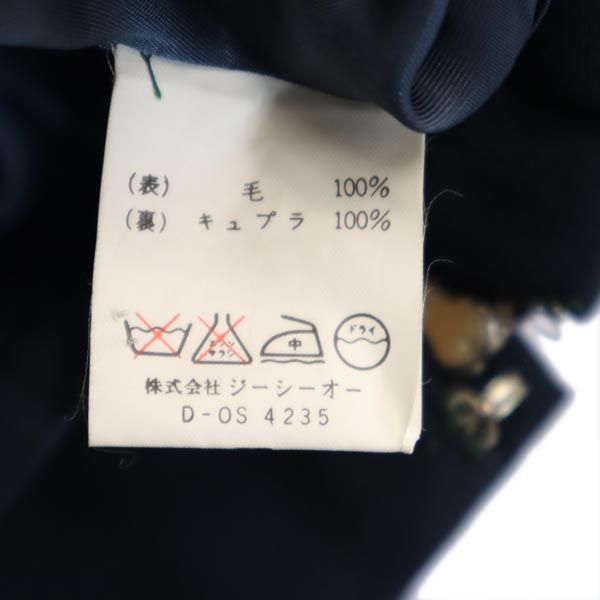 KATHARINE HAMNETT キャサリンハムネット ウール ストライプ柄 スラックスパンツ M ネイビー レディース