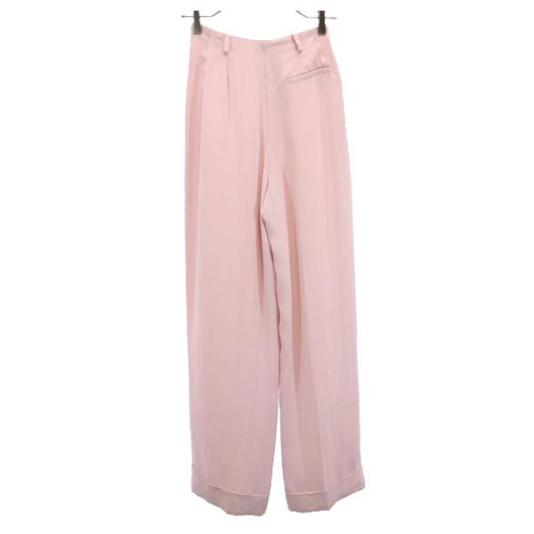 エンポリオアルマーニ イタリア製 スラックスパンツ 38 ピンク Emporio Armani レディース